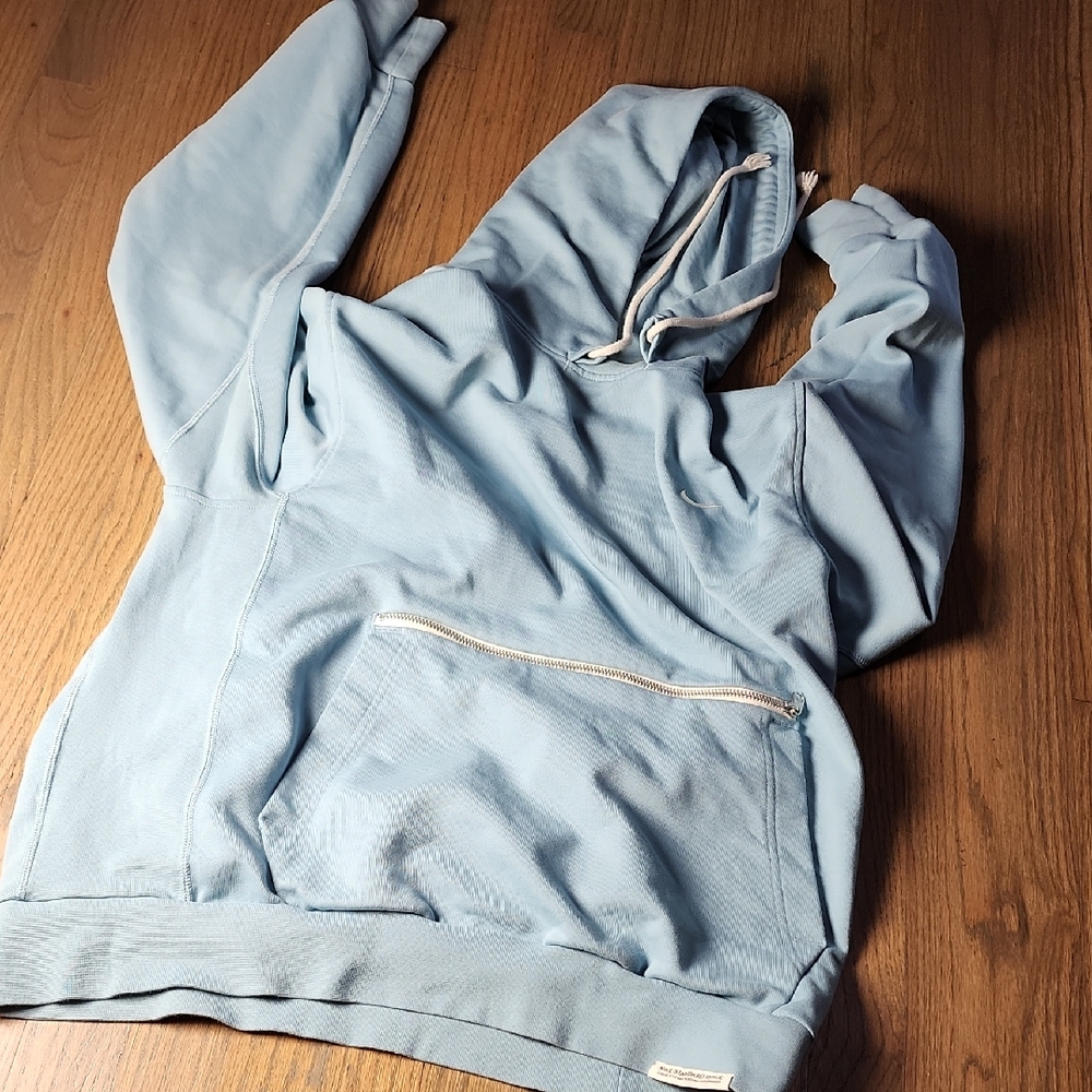 Nike Dri-FIT Light Blue Hoodie